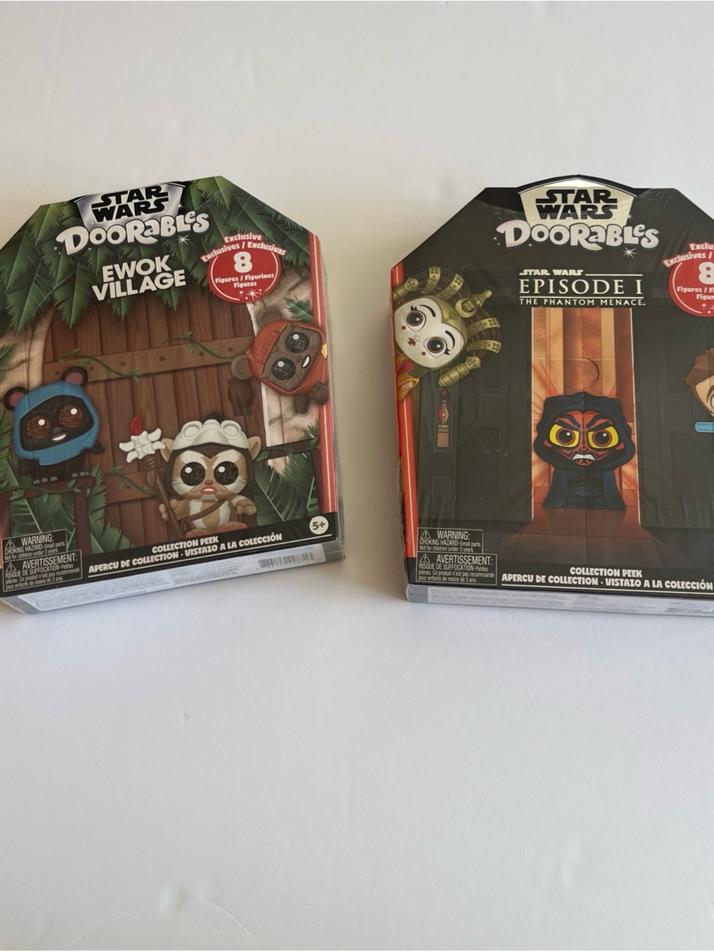 Star Wars Doorables Ewok Village & Episode I Collectible Toy Packs - Multicolor